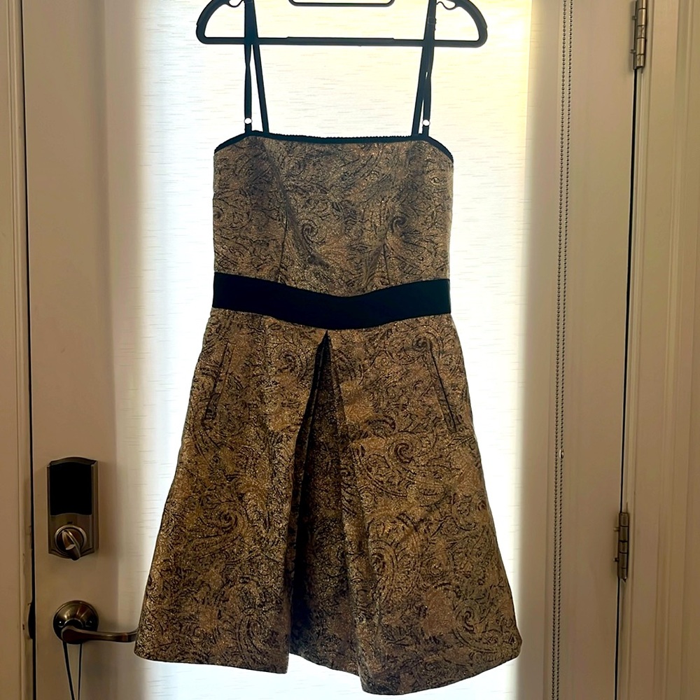 D&G gold and black shimmery mini dress- new with tags, never worn!